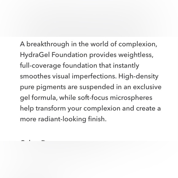 New DOLL VAULT
HYDRAGEL FOUNDATION - Picture 3 of 3